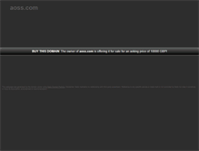 Tablet Screenshot of aoss.com